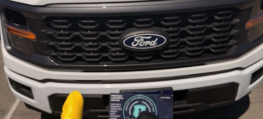 Ford car key replacement completed by Smart Locksmith Choice Inc. in Bakersfield, CA