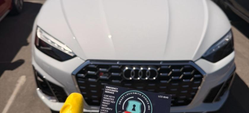 Professional car lockout service completed by Smart Locksmith Choice Inc. in Bakersfield, CA